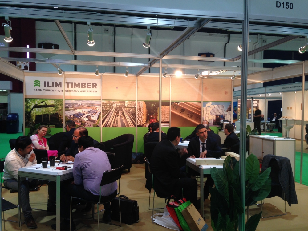 Ilim Timber at the largest wood industry show in Dubai